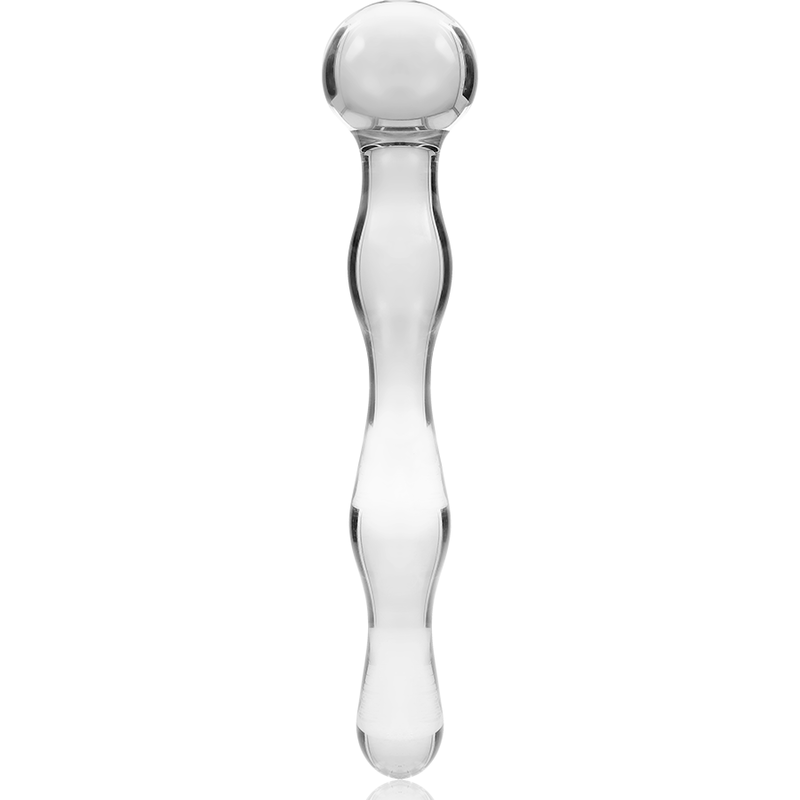 Dildo De Vidro Ibiza N13 Transparente 18x3.5cm
