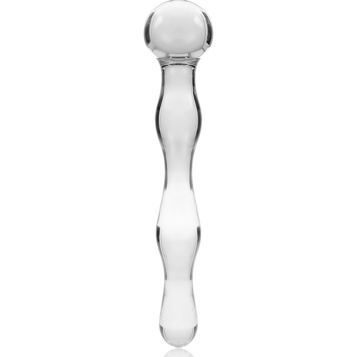 Dildo De Vidro Ibiza N13 Transparente 18x3.5cm