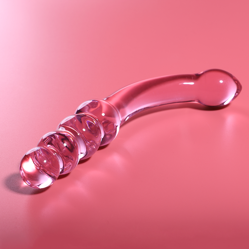 Dildo De Vidro Ibiza N14 Rosa 18.5x3cm
