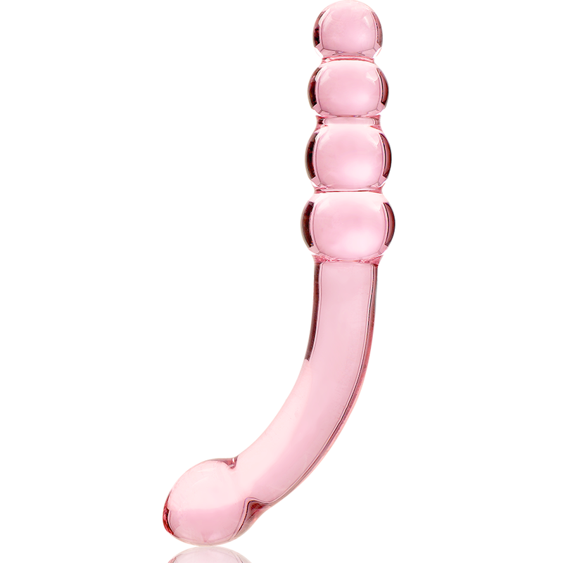 Dildo De Vidro Ibiza N14 Rosa 18.5x3cm