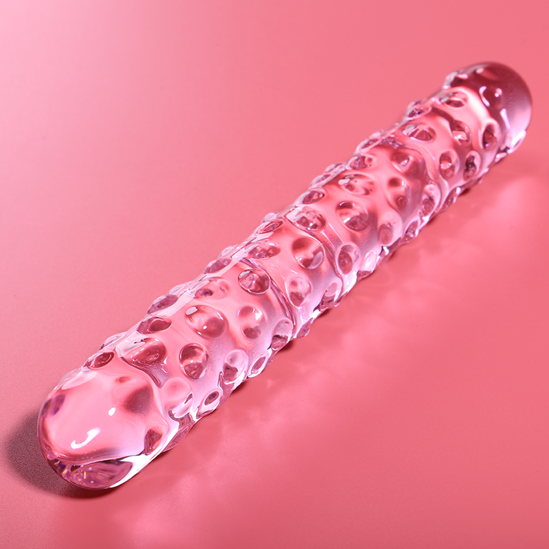 Dildo De Vidro Ibiza N15 Rosa 18.5x3cm