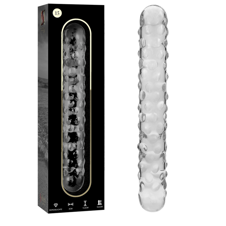 Dildo De Vidro Ibiza N15 Transparente 18.5x3cm