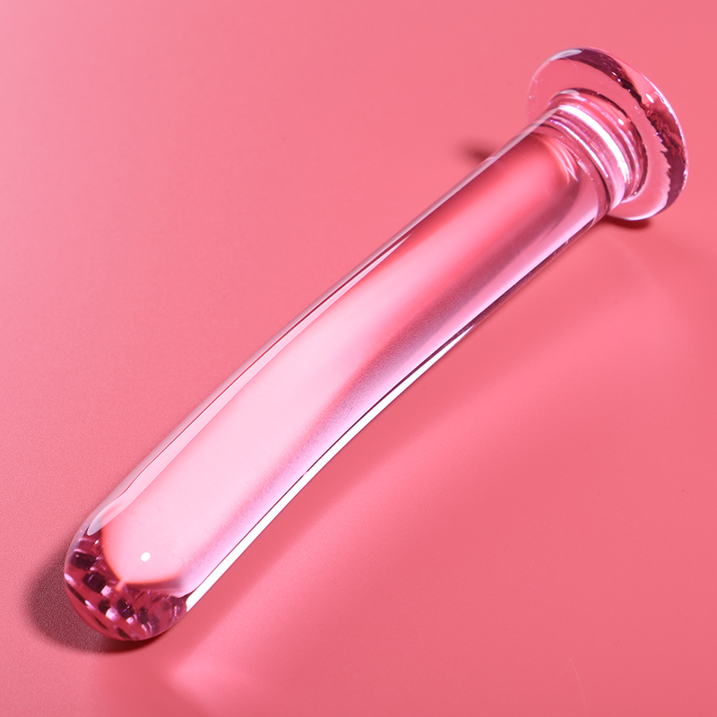 Dildo De Vidro Ibiza N17 Rosa 18.5x3cm