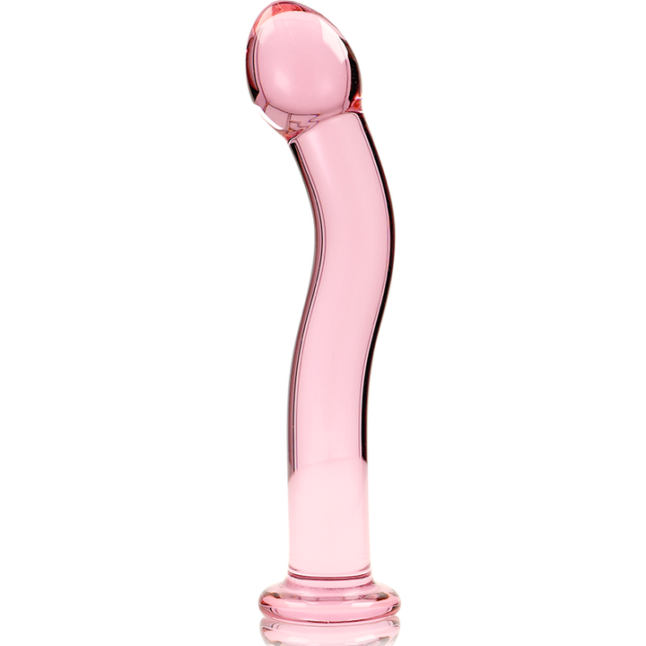 Dildo De Vidro Ibiza N18 Rosa 18.5x3.5cm