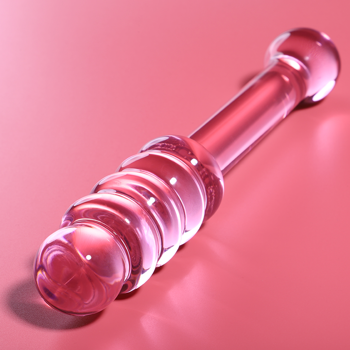 Dildo De Vidro Ibiza N20 Rosa 20.5x3cm