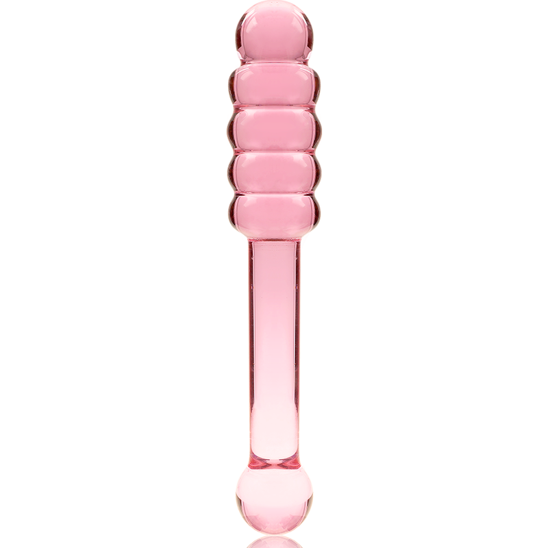 Dildo De Vidro Ibiza N20 Rosa 20.5x3cm