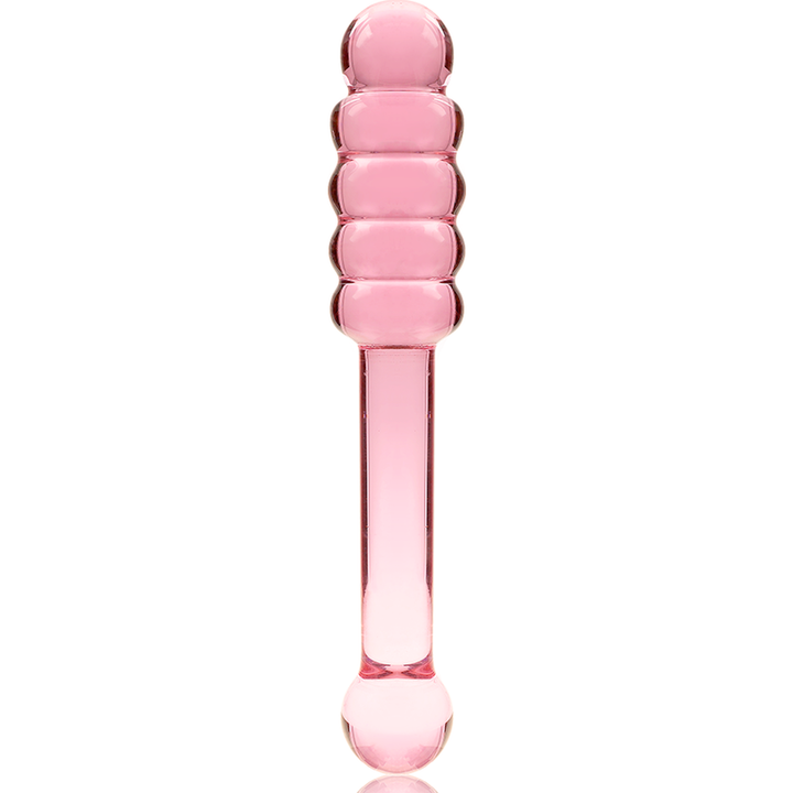 Dildo De Vidro Ibiza N20 Rosa 20.5x3cm
