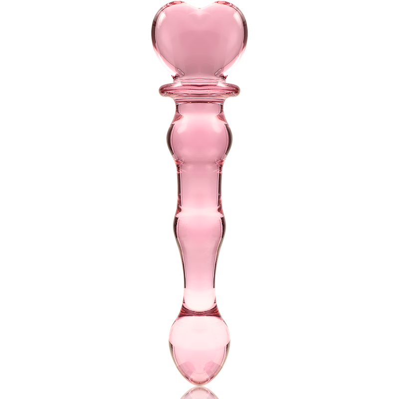 Dildo De Vidro Ibiza N21 Rosa 20.5x3.5cm