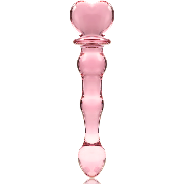 Dildo De Vidro Ibiza N21 Rosa 20.5x3.5cm