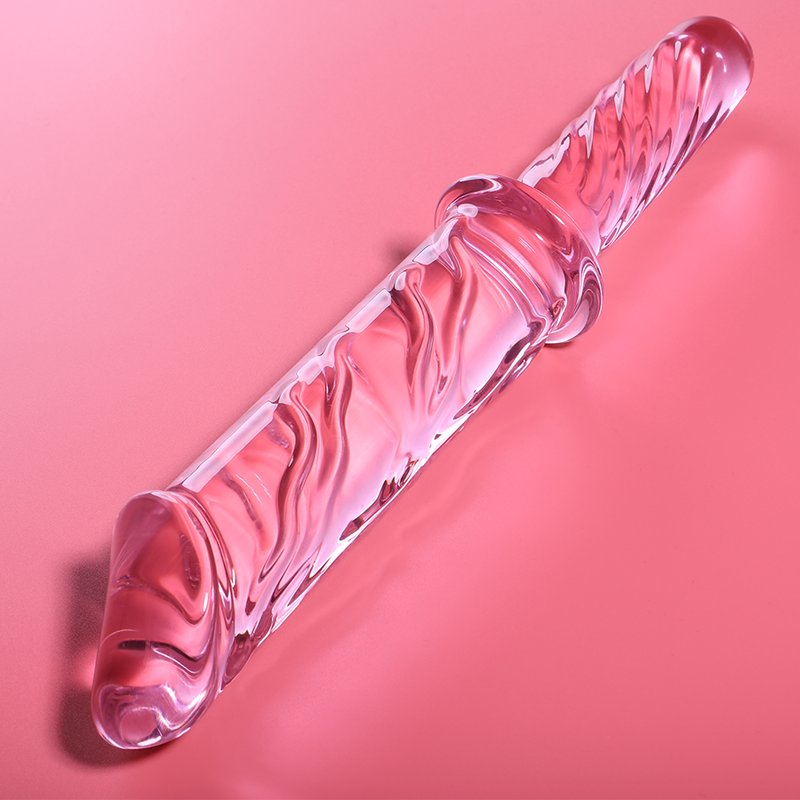 Dildo De Vidro Ibiza N24 Rosa 28.5x5cm