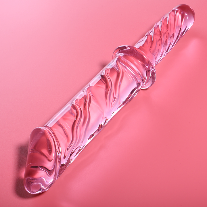 Dildo De Vidro Ibiza N24 Rosa 28.5x5cm