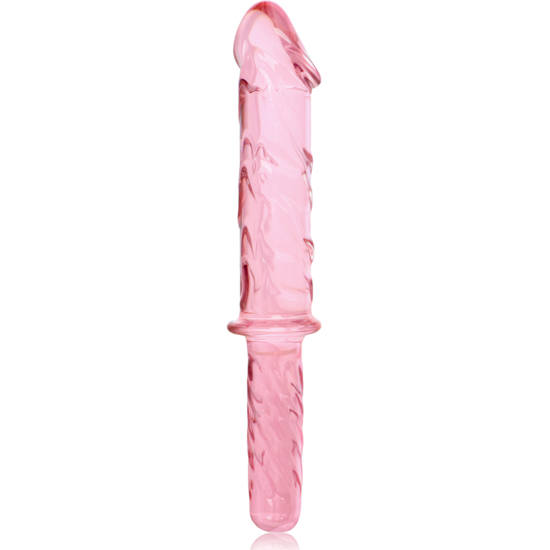 Dildo De Vidro Ibiza N24 Rosa 28.5x5cm