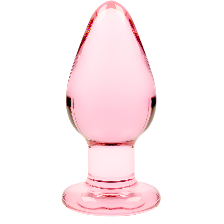 Dildo De Vidro Ibiza N3 Rosa 9.5x5cm