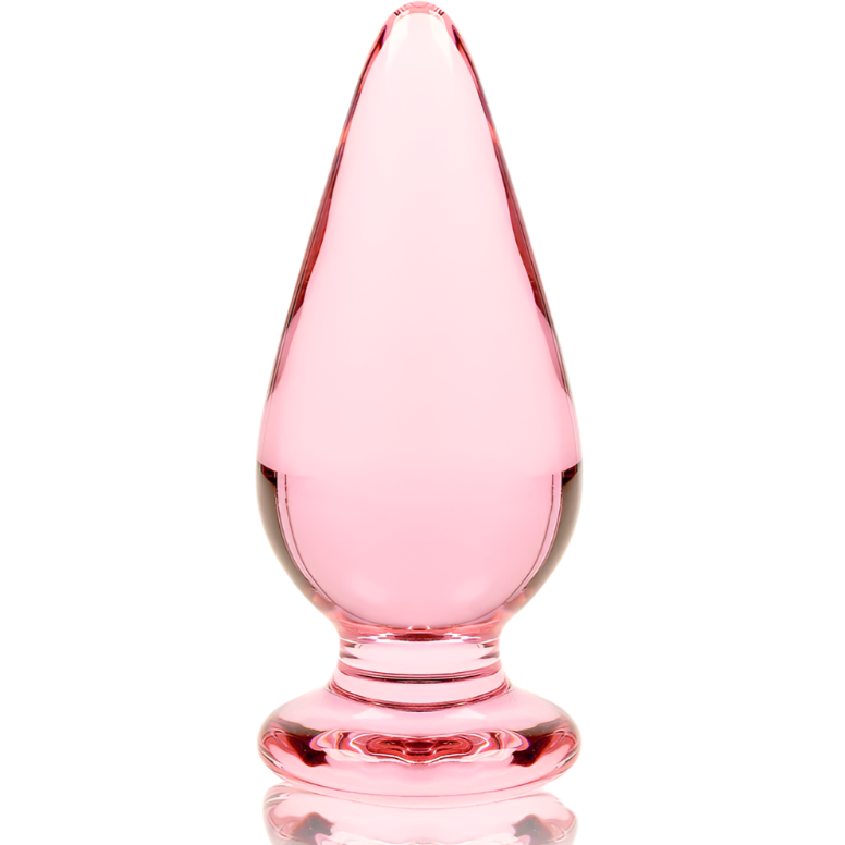 Dildo De Vidro Ibiza N4 Rosa 10x5cm