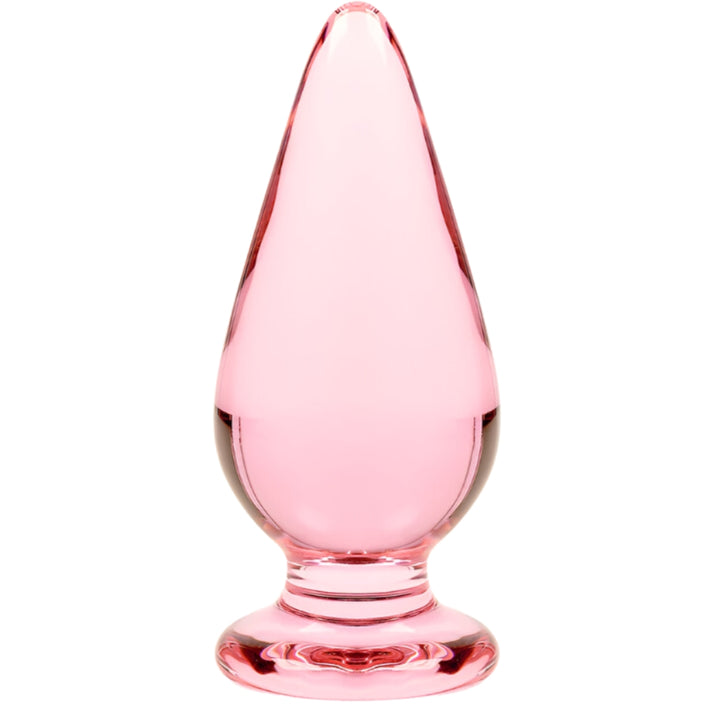 Dildo De Vidro Ibiza N4 Rosa 10x5cm