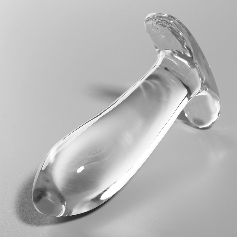 Dildo De Vidro Ibiza N5 Transparente 11x3.5cm