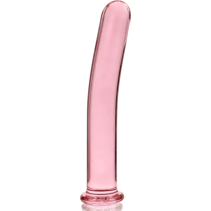 Dildo De Vidro Ibiza N8 Rosa 14x2cm