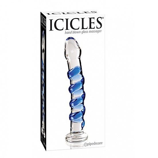 Dildo De Vidro Icicles N5 14.6x3cm