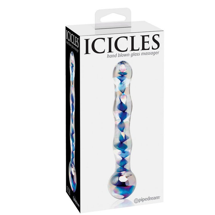 Dildo De Vidro Icicles N8 18x4cm