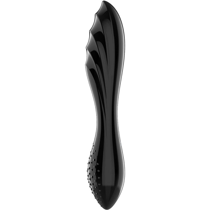 Dildo De Vidro Satisfyer Dazzling Crystal Preto 18x3.5cm