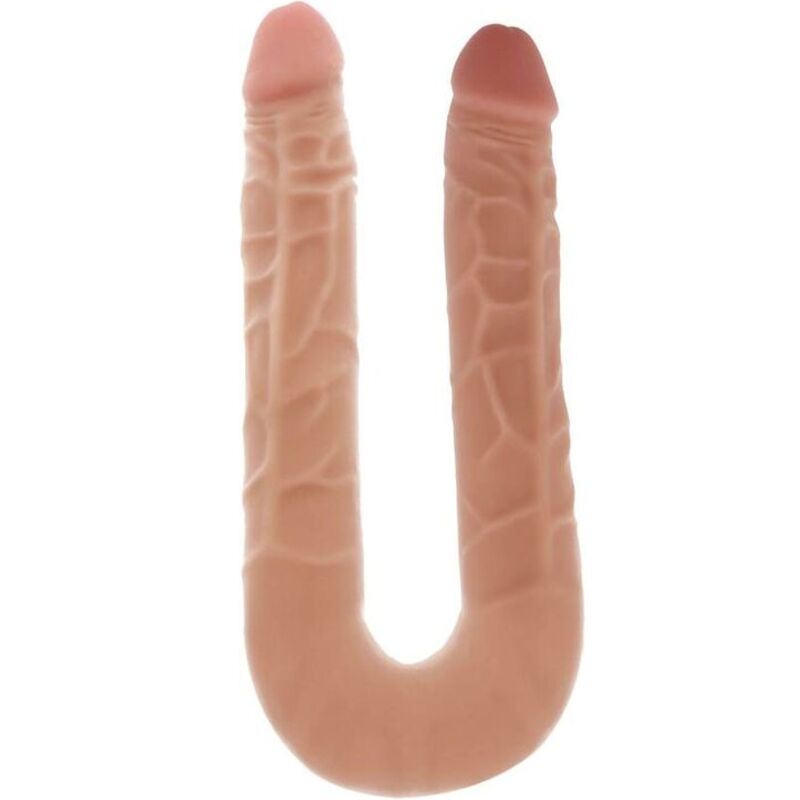 Dildo Duplo Silicone Dupla Densidade Get Real 40x3.5cm
