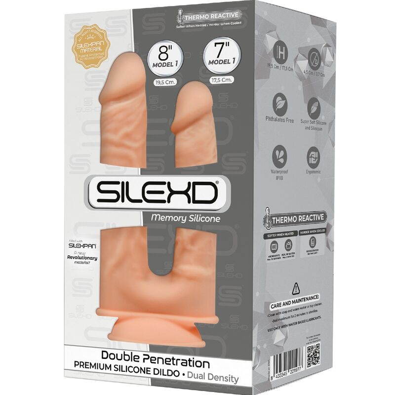 Dildo Duplo Silicone Memória SilexD