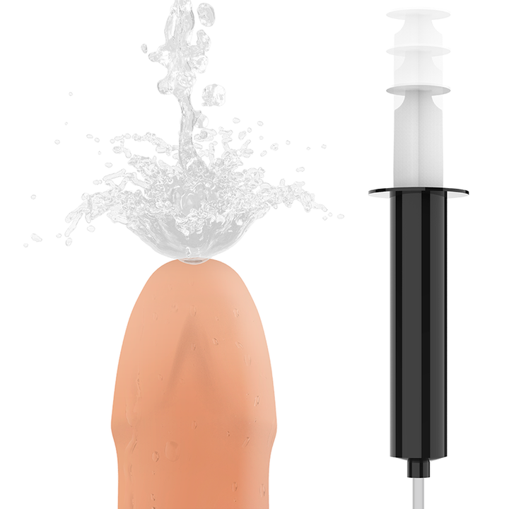 Dildo Silicone Alcochoado Mythology Flipper Ejaculação 15x3.5cm