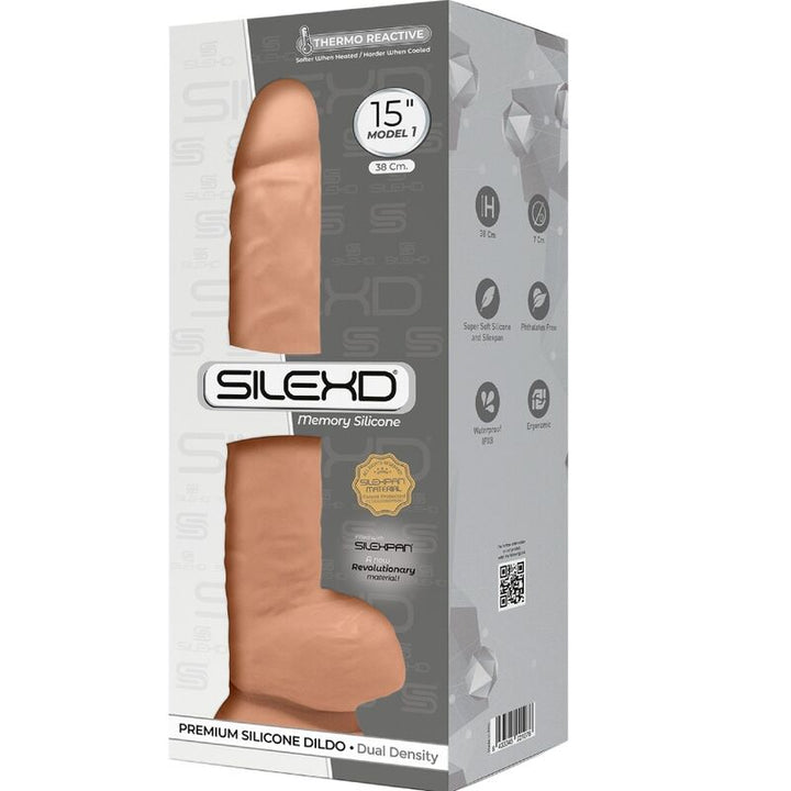 Dildo Silicone Memória SilexD 15 Bege