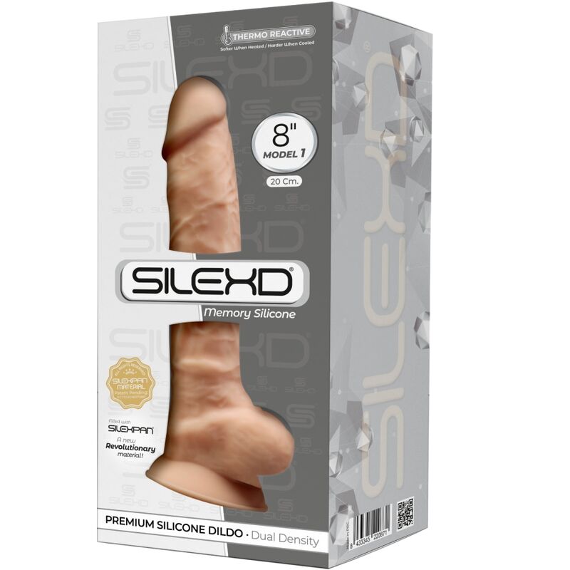 Dildo Silicone Memória SilexD 8 Bege