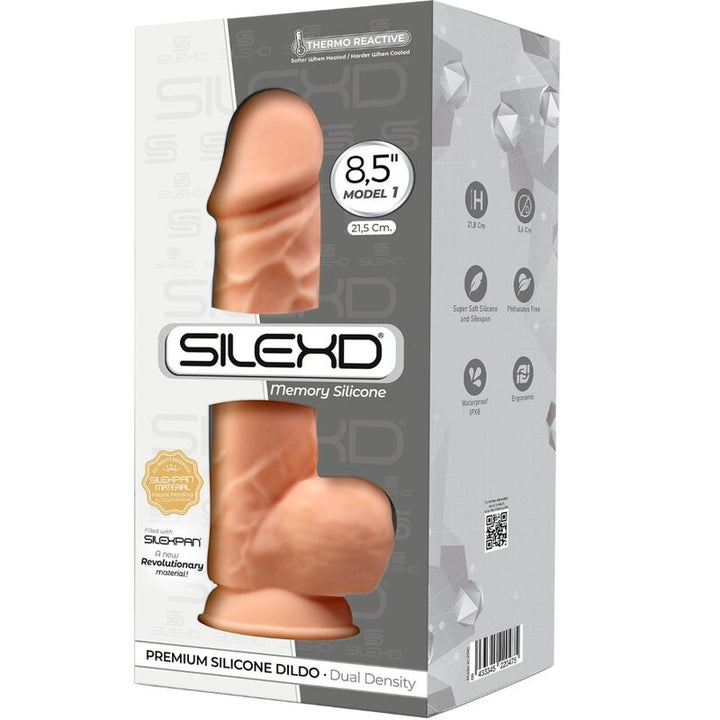 Dildo Silicone Memória SilexD 8.5 Bege