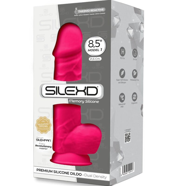 Dildo Silicone Memória SilexD 8.5 Rosa
