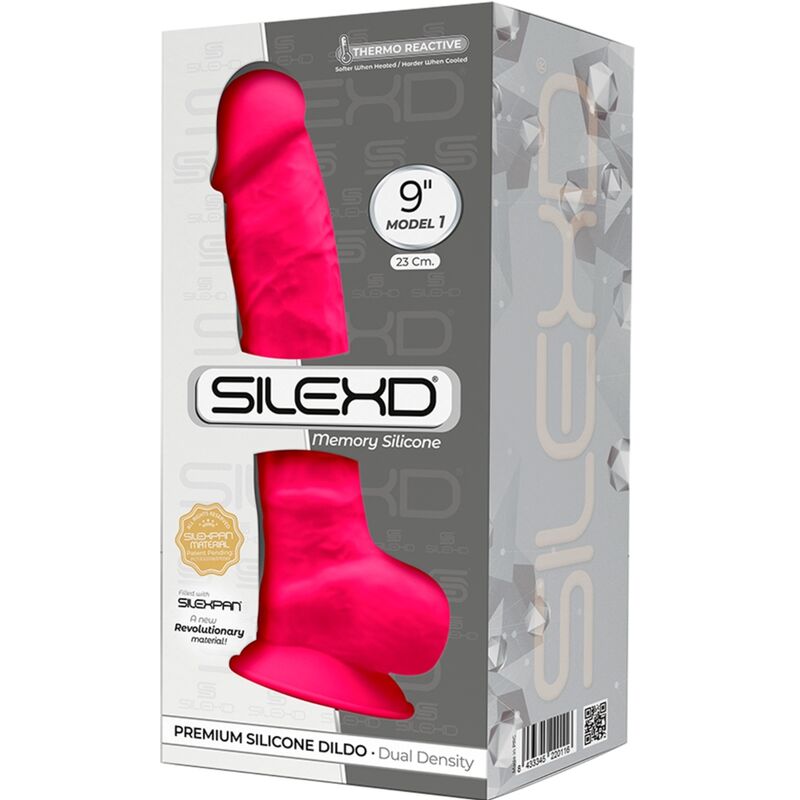 Dildo Silicone Memória SilexD 9 l Rosa