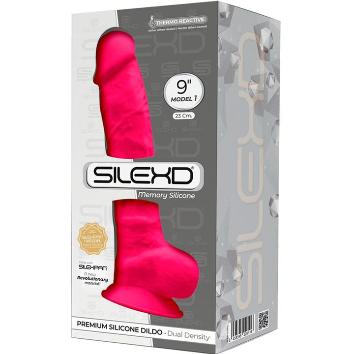 Dildo Silicone Memória SilexD 9 l Rosa