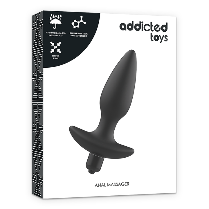 Estimulador Anal Pilhas Vibração Addicted Hansel