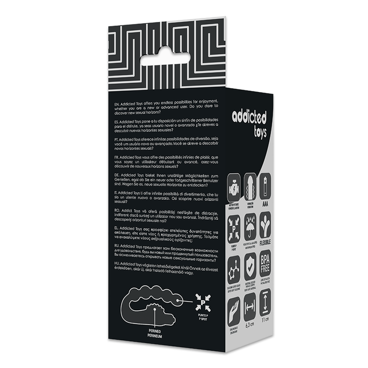 Estimulador Anal Pilhas Vibração Addicted Storm