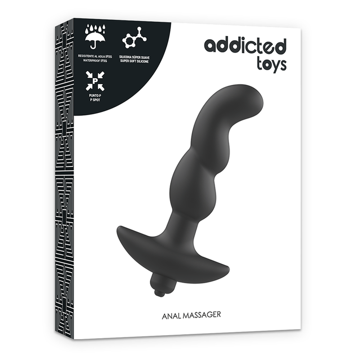 Estimulador Anal Pilhas Vibração Addicted Waver