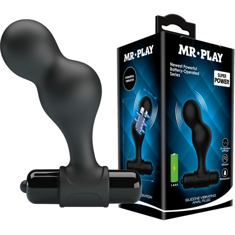 Estimulador Anal Pilhas Vibração Mr. Play 1