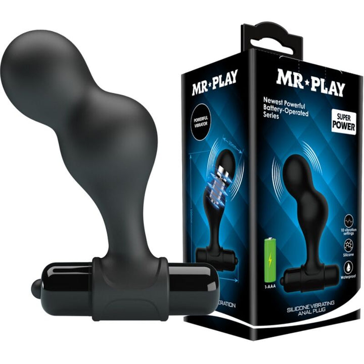 Estimulador Anal Pilhas Vibração Mr. Play 1