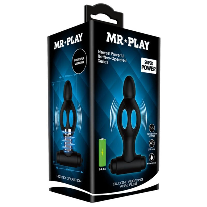 Estimulador Anal Pilhas Vibração Mr. Play 2