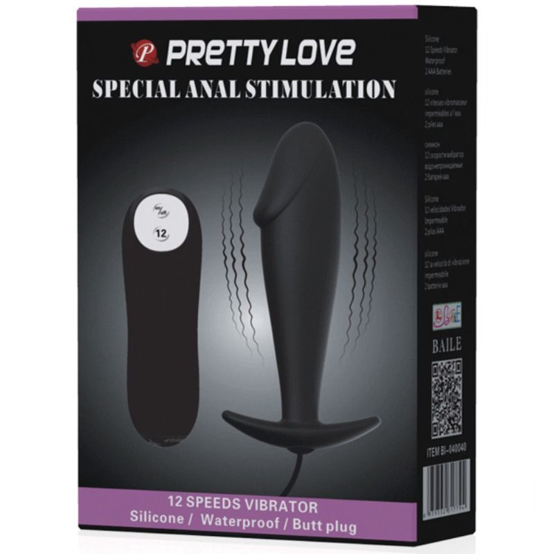 Estimulador Anal Pilhas Vibração PrettyLove Special 1