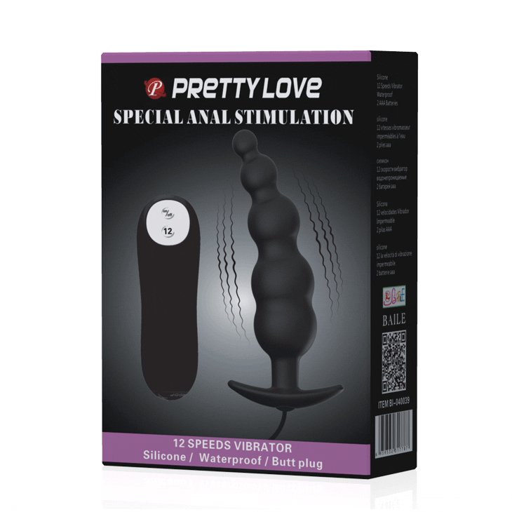 Estimulador Anal Pilhas Vibração PrettyLove Special 2