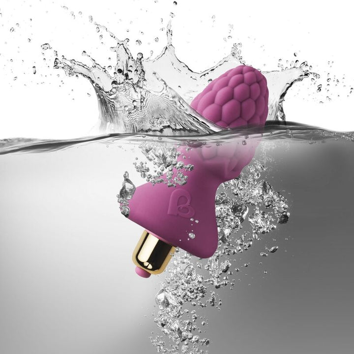 Estimulador Anal Pilhas Vibração RocksOff Raspberry