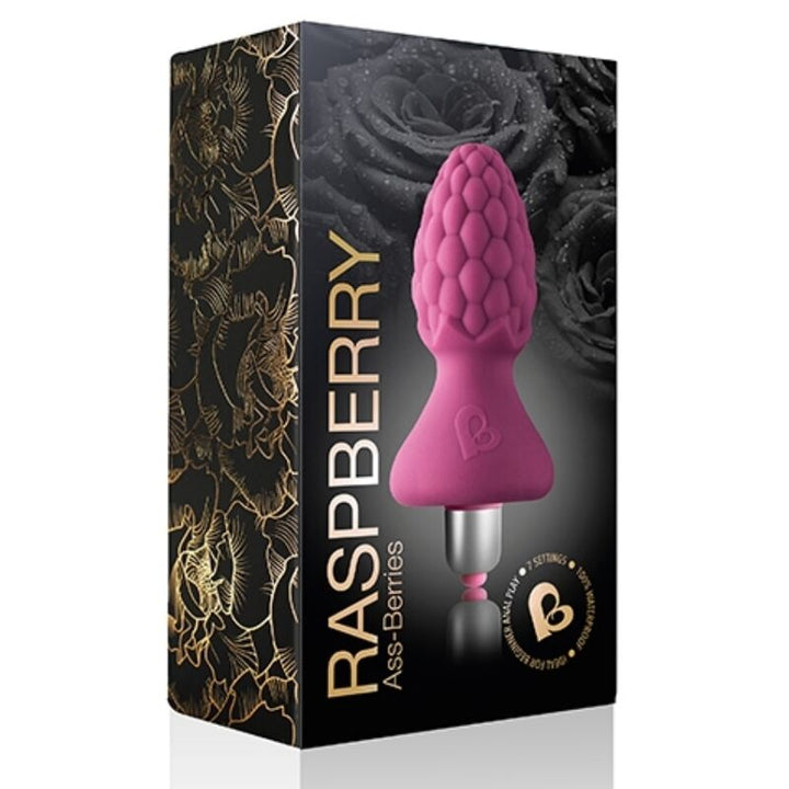 Estimulador Anal Pilhas Vibração RocksOff Raspberry