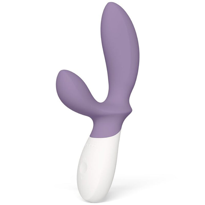 Estimulador Anal Usb Movimento Ponto-P e Vibração Lelo Loki Wave 2 Lilás