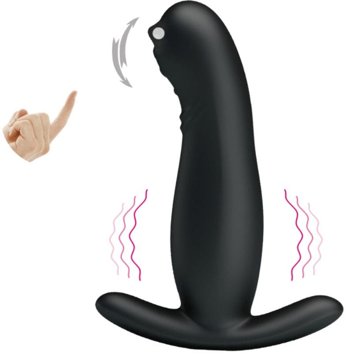 Estimulador Anal Usb Movimento Ponto-P e Vibração PrettyLove Larry