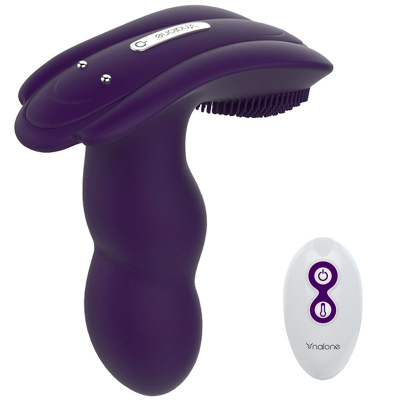 Estimulador Anal Usb Movimento Pulsação e Vibração Nalone Loli Controlo Remoto
