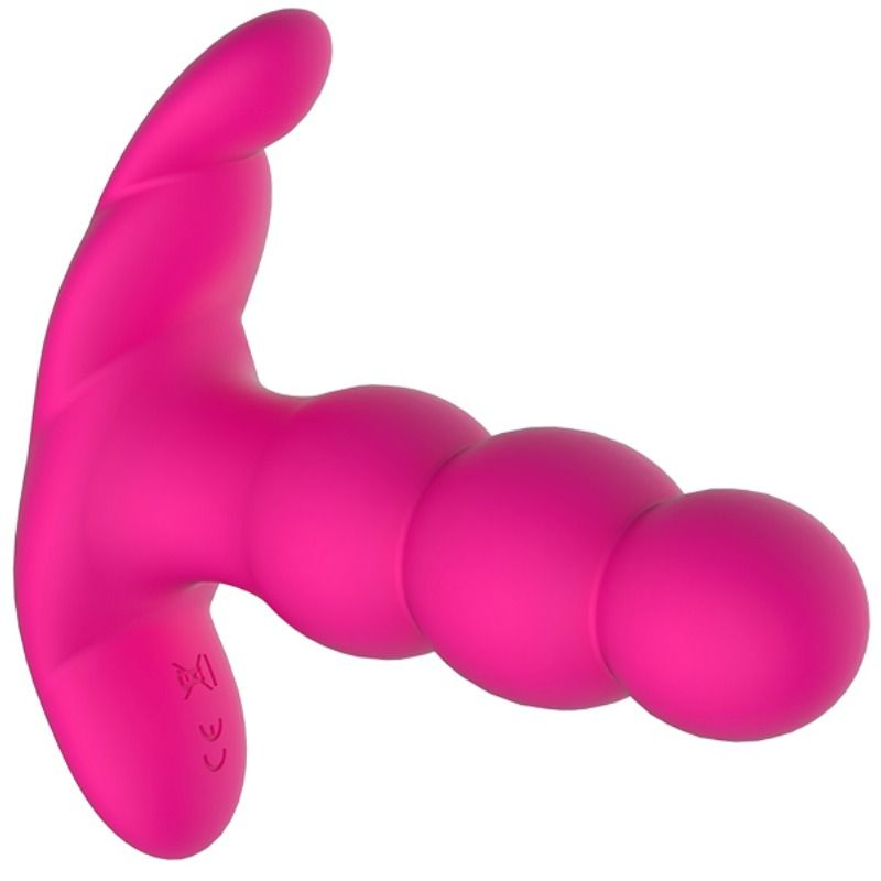 Estimulador Anal Usb Movimento Rotação e Vibração Nalone Pearl Preto Controlo Remoto