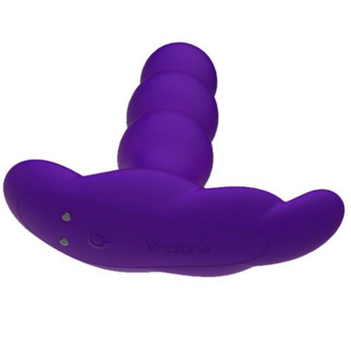 Estimulador Anal Usb Movimento Rotação e Vibração Nalone Pearl Roxo Controlo Remoto