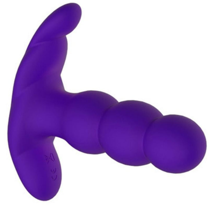 Estimulador Anal Usb Movimento Rotação e Vibração Nalone Pearl Roxo Controlo Remoto
