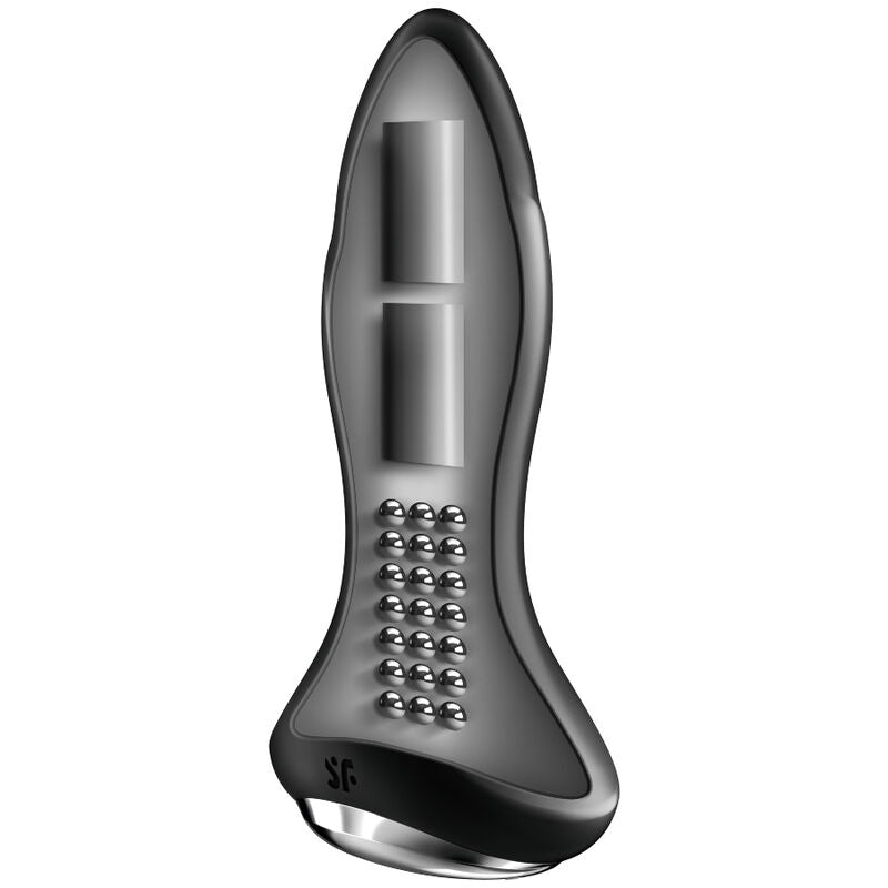 Estimulador Anal Usb Movimento Rotação e Vibração Satisfyer Rotator 1+ Preto Controlo Remoto App